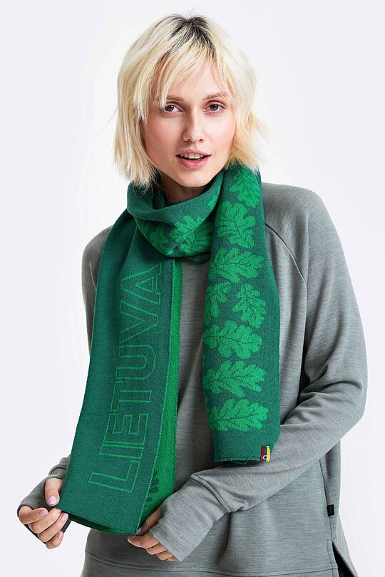 Knitted merino wool scarf | Audimas