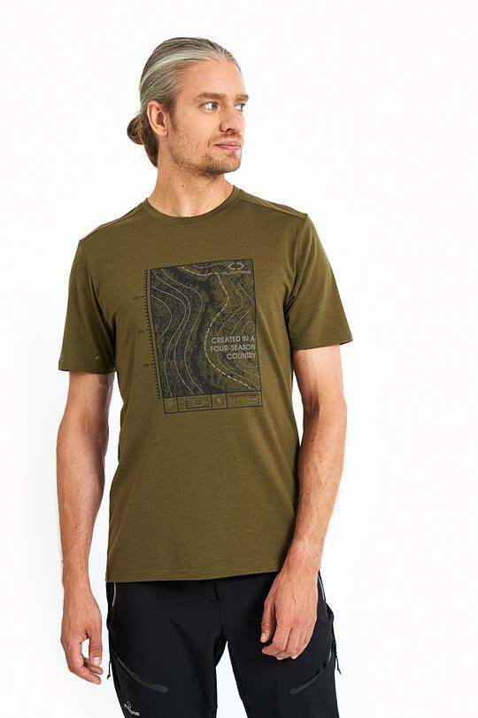 Outdoor merino T-shirt with print 1 | Audimas