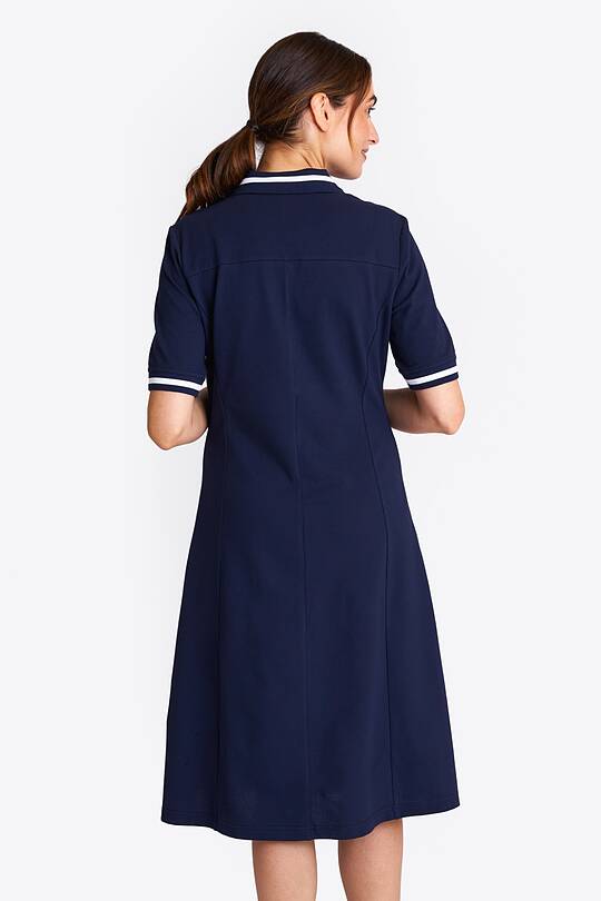 V shape neck midi polo dress 2 | Audimas