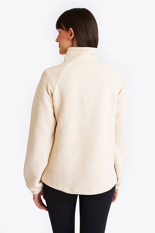 Textured fabric full-zip sweatshirt 2 | Audimas