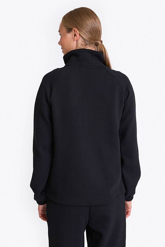 Textured fabric full-zip sweatshirt 2 | Audimas