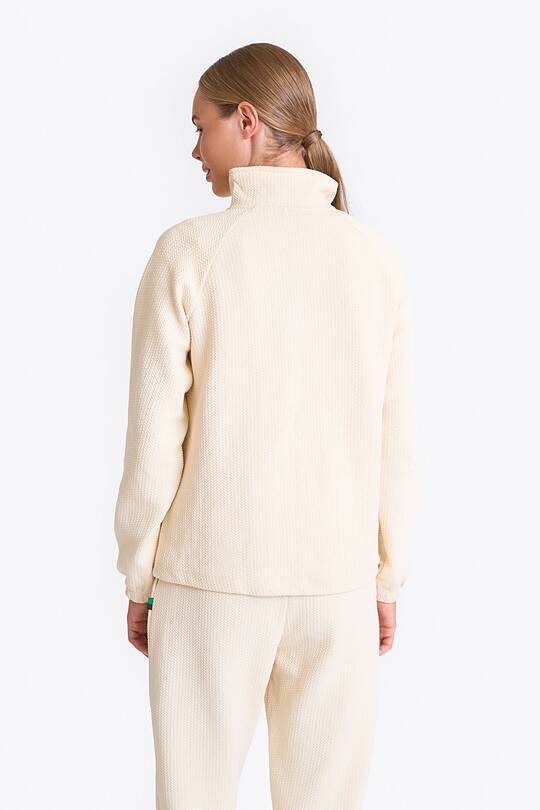 Textured fabric full-zip sweatshirt 2 | Audimas