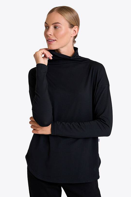 Cotton modal high neck top 1 | Audimas