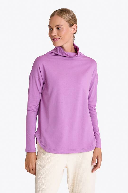 Cotton modal high neck top 1 | Audimas