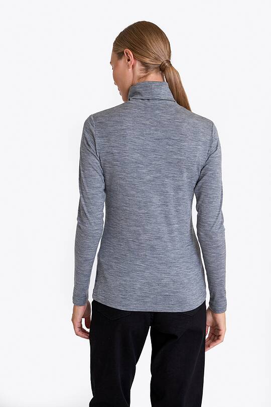 Light merino wool roll neck top 2 | Audimas