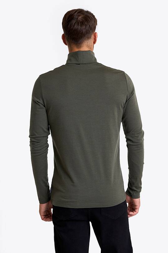 Light merino wool roll neck top 2 | Audimas