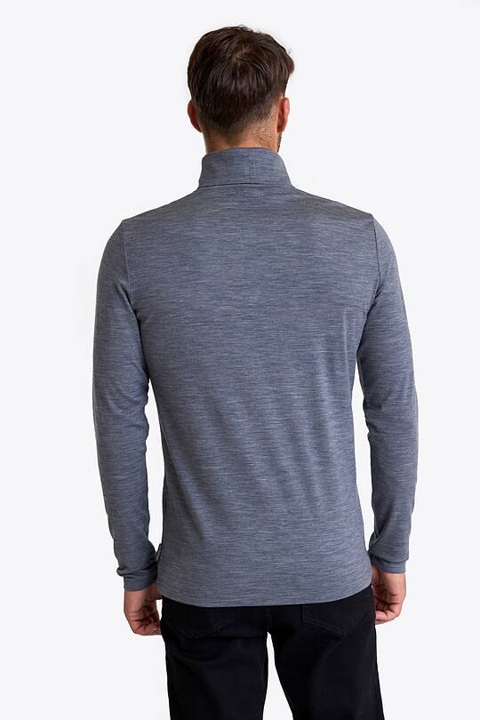 Light merino wool roll neck top 2 | Audimas