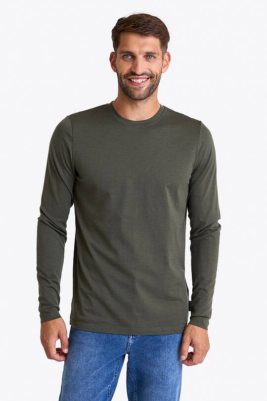 Light merino wool long sleeves top 1 | Audimas