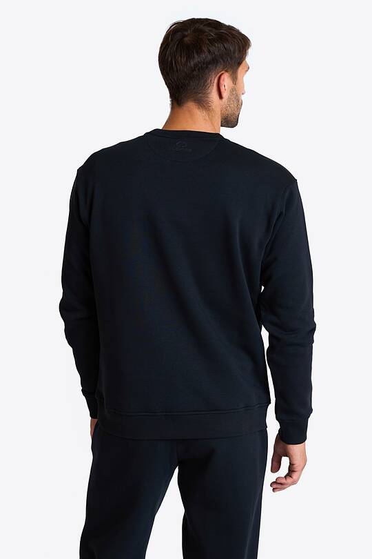 Cotton fleece crewneck sweatshirt 2 | Audimas