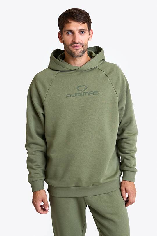 Cotton fleece hoodie 1 | Audimas