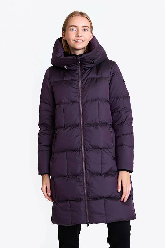 Down coat with cocooning hood 1 | Audimas