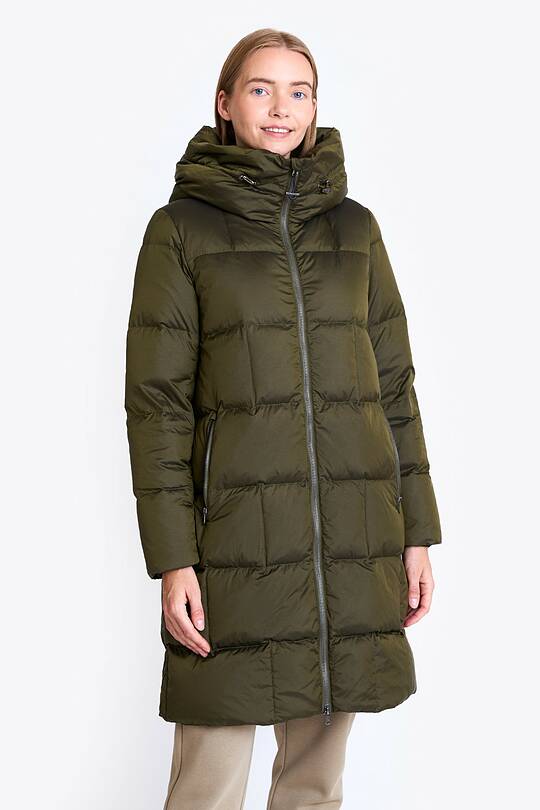 Down coat with cocooning hood 1 | Audimas