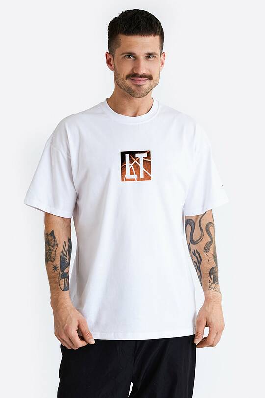 Short sleeves cotton T-shirt Lithuania - the kingdom of basketball 1 | Audimas