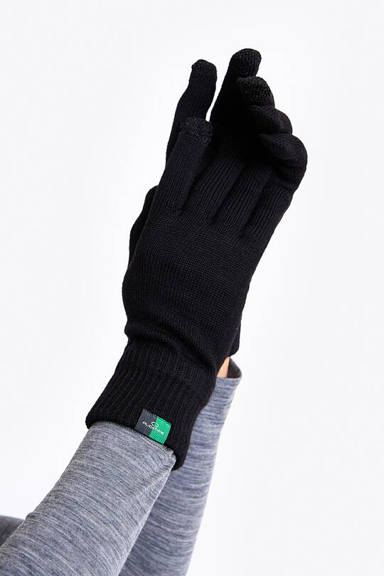 Merino wool gloves with touch screen function 1 | Audimas