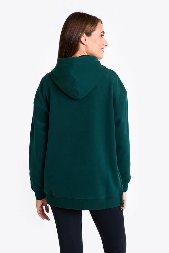 Oversized cotton fleece hoodie 2 | Audimas