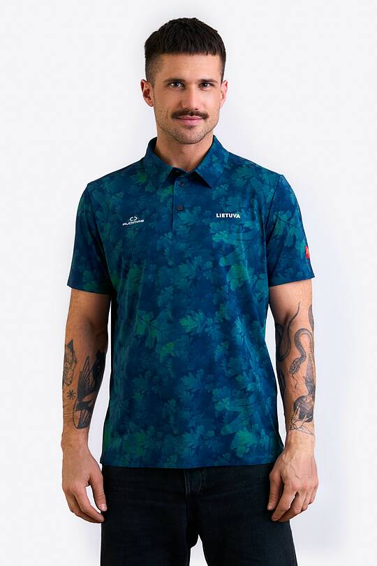 National collection oak print polo T-shirt 1 | Audimas