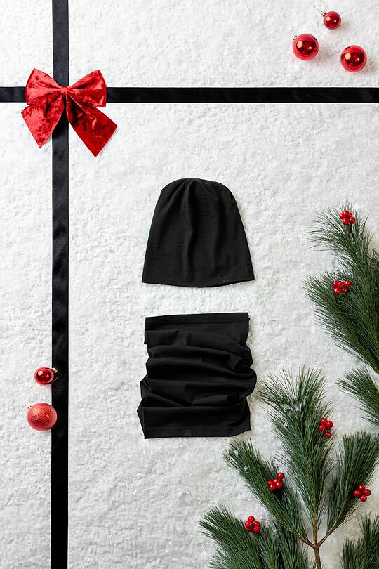 Merino wool hat and neck cuff set 1 | Audimas