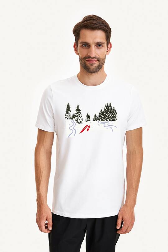 Short sleeves cotton T-shirt Snowy horizons 2 | Audimas