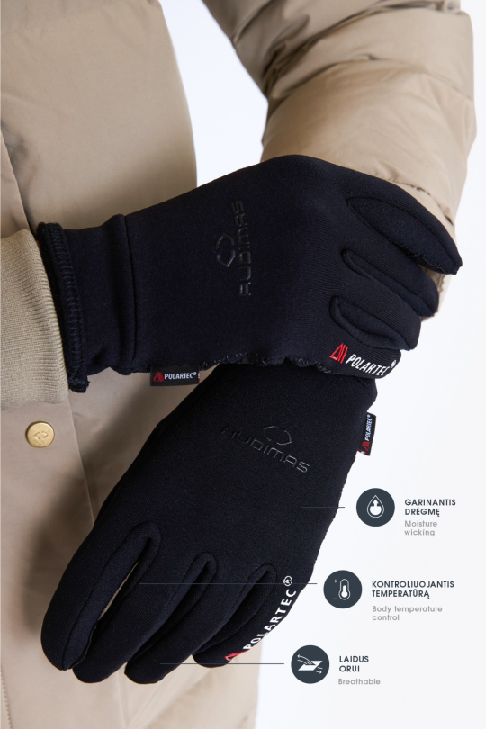 Polartec grip gloves 1 | Audimas