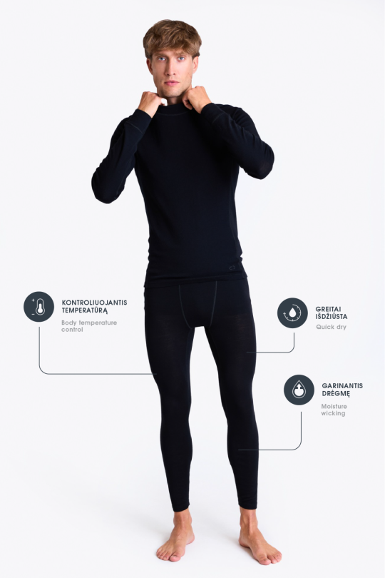 Merino baselayer tights 1 | Audimas