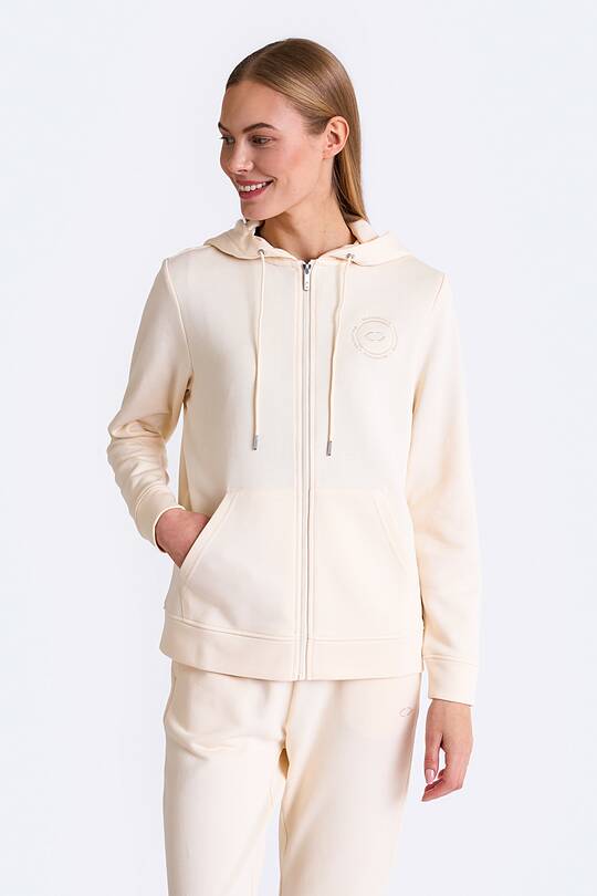 Cotton French terry full-zip hoodie with Modal 1 | Audimas