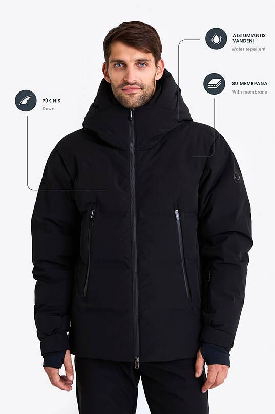 Universal down ski jacket with membrane 1 | Audimas