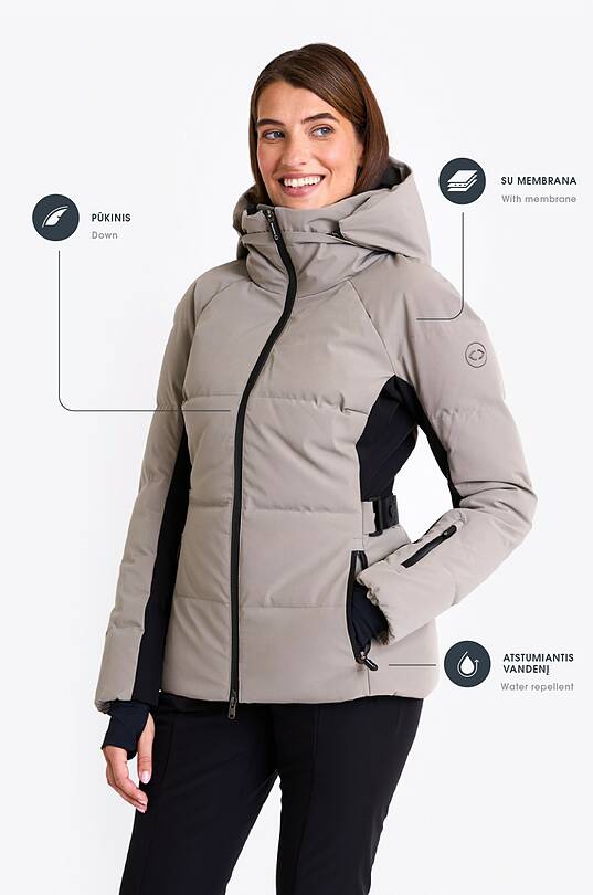 Universal down ski jacket with membrane 1 | Audimas