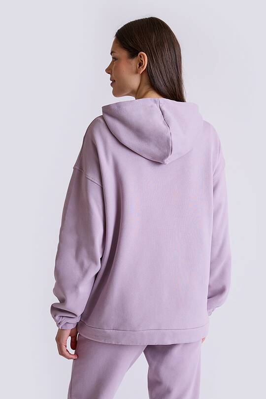 Oversized cotton fleece hoodie 2 | Audimas