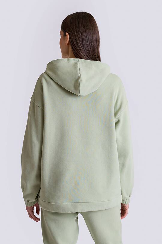 Oversized cotton fleece hoodie 2 | Audimas