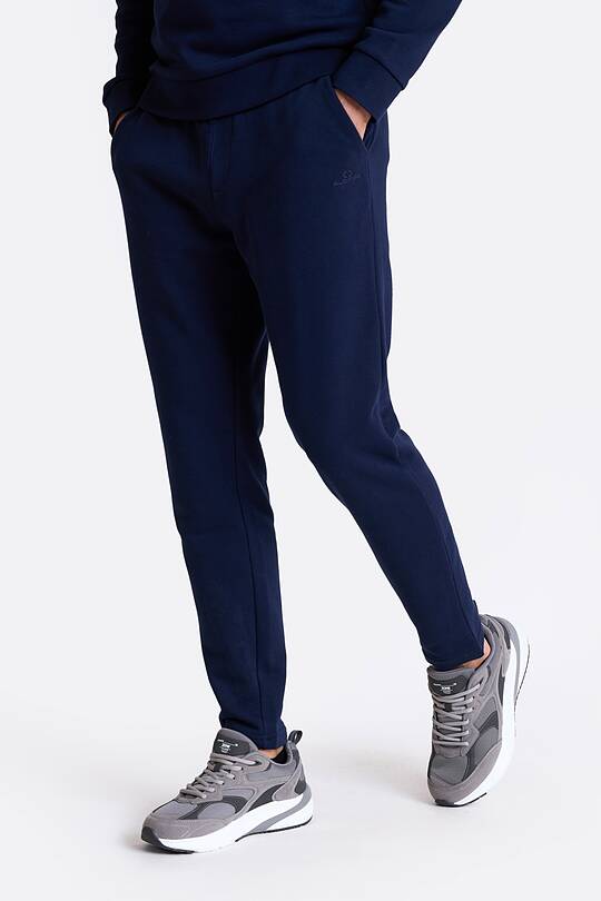 Cotton French terry tapered sweatpants 2 | Audimas