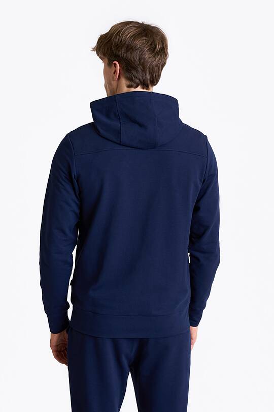 Cotton French terry full-zip hoodie 2 | Audimas