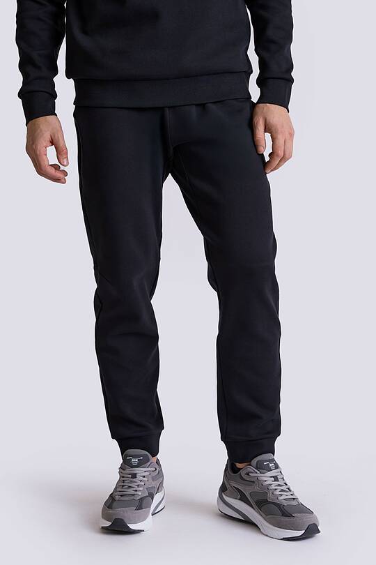 Cotton pique straight fit sweatpants 2 | Audimas