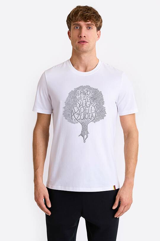 Short sleeves cotton T-shirt the strenght of centuries 1 | Audimas