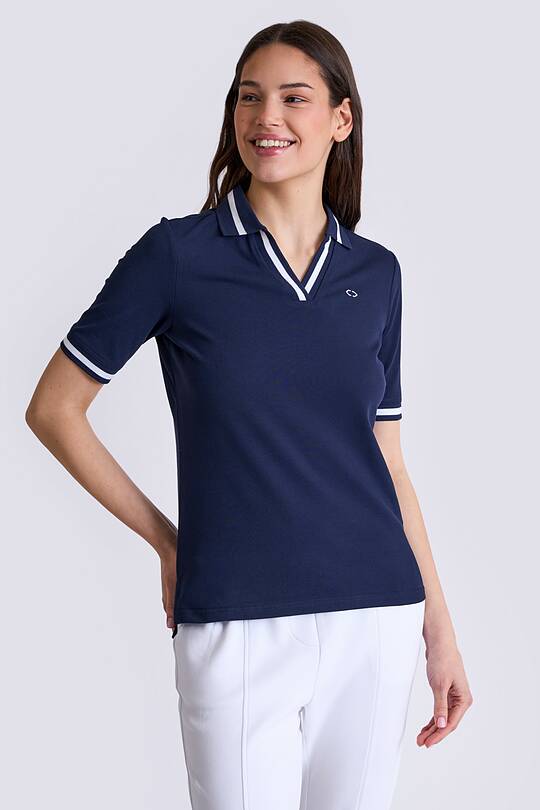 V-neck polo short sleeve 1 | Audimas