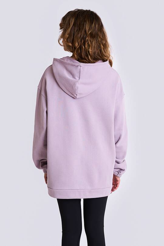 Oversized cotton fleece hoodie 2 | Audimas