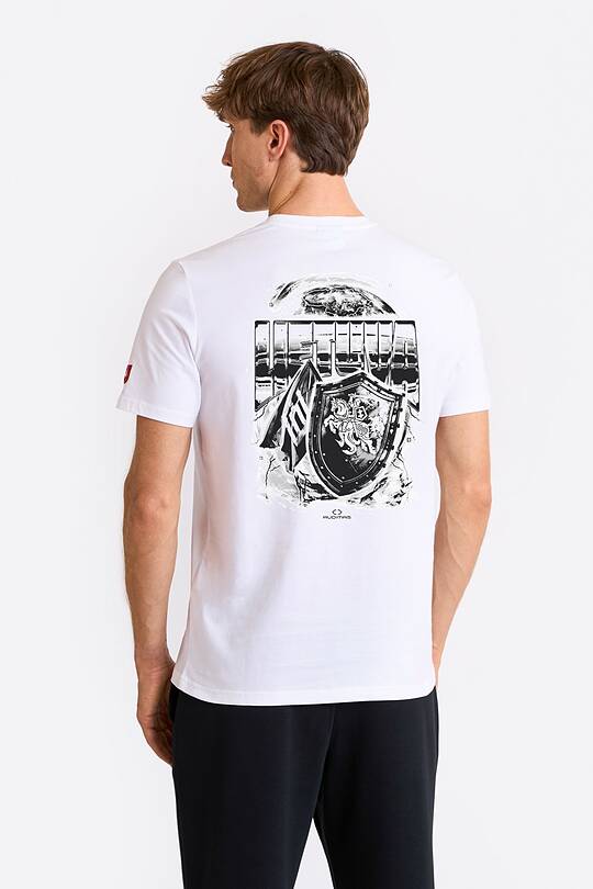 Short sleeves cotton T-shirt The power of basketball 1 | Audimas