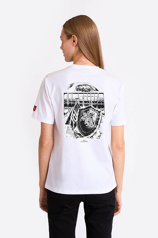 Short sleeves cotton T-shirt The power of basketball 1 | Audimas