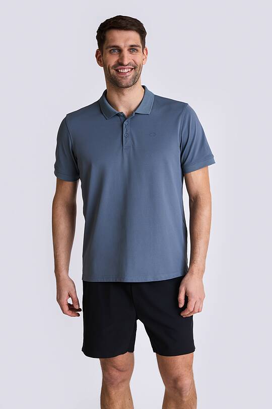 Synthetic short sleeve polo shirt 2 | Audimas