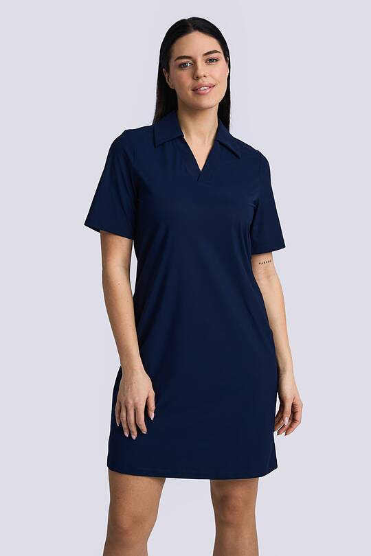 SENSITIVE fabric short sleeve dress 2 | Audimas