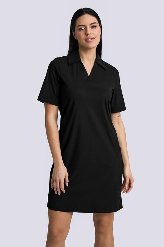 SENSITIVE fabric short sleeve dress 1 | Audimas