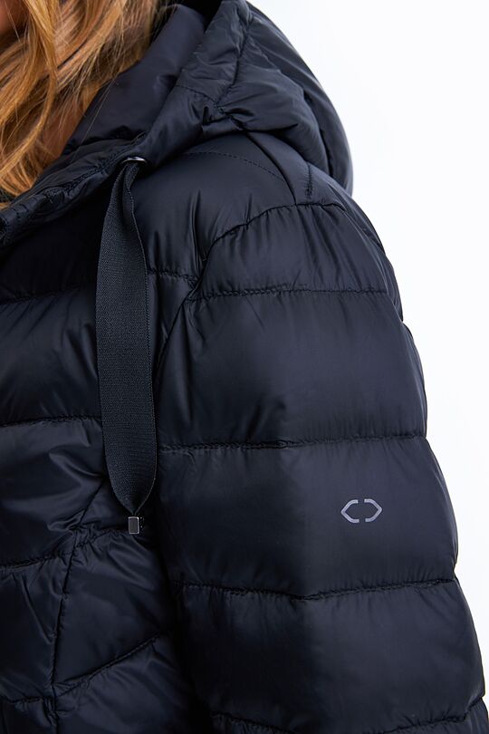 Coat with synthetic and down insulation 4 | BLACK | Audimas