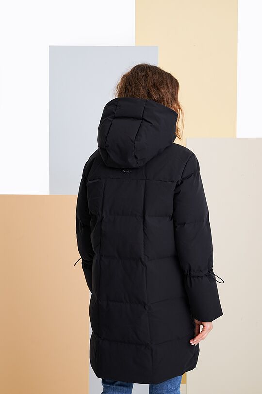 Long down jacket with 5000 membrane 2 | BLACK | Audimas