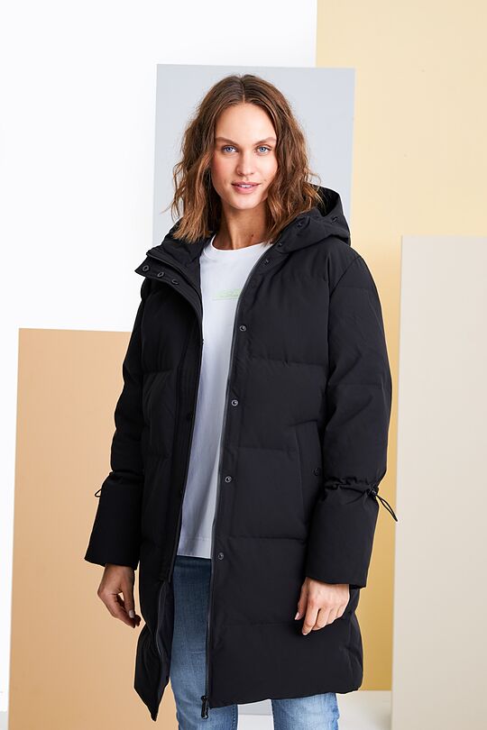 Long down jacket with 5000 membrane 6 | BLACK | Audimas