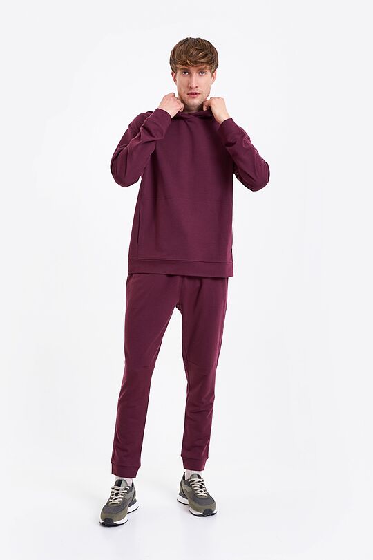 Merino wool hoodie 4 | BURGUND | Audimas