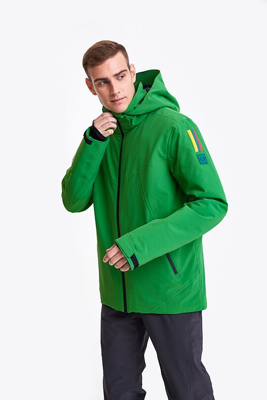 Ski jacket with 20 000 membrane 1 | GREEN | Audimas