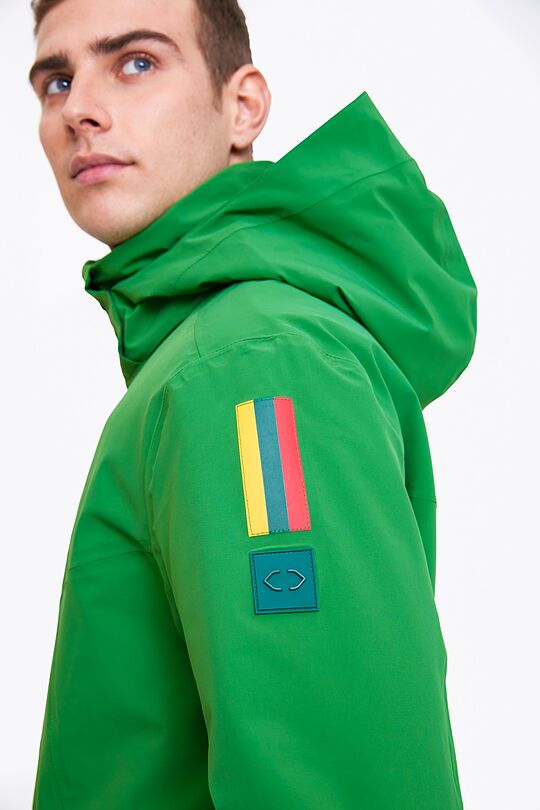 Ski jacket with 20 000 membrane 3 | GREEN | Audimas