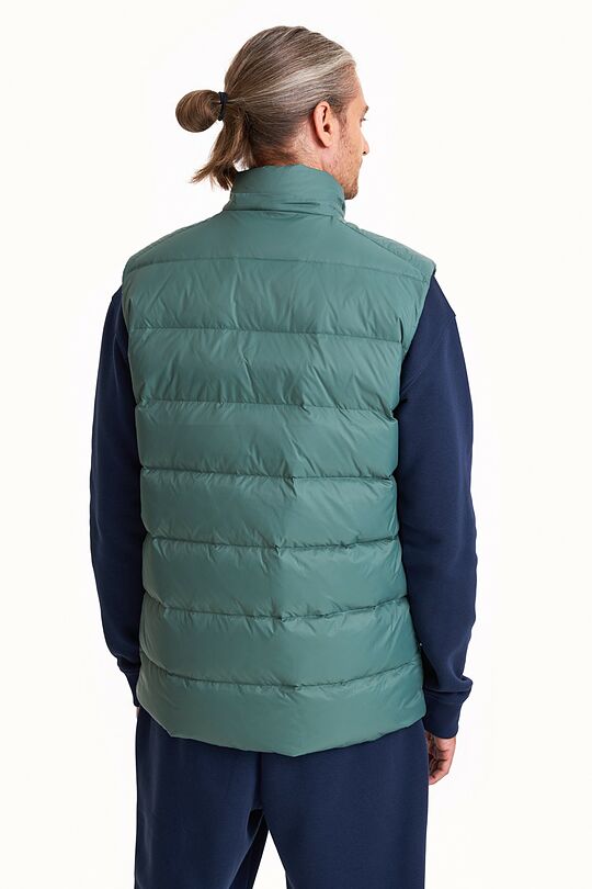 Down vest with detachable hood 6 | GREEN | Audimas