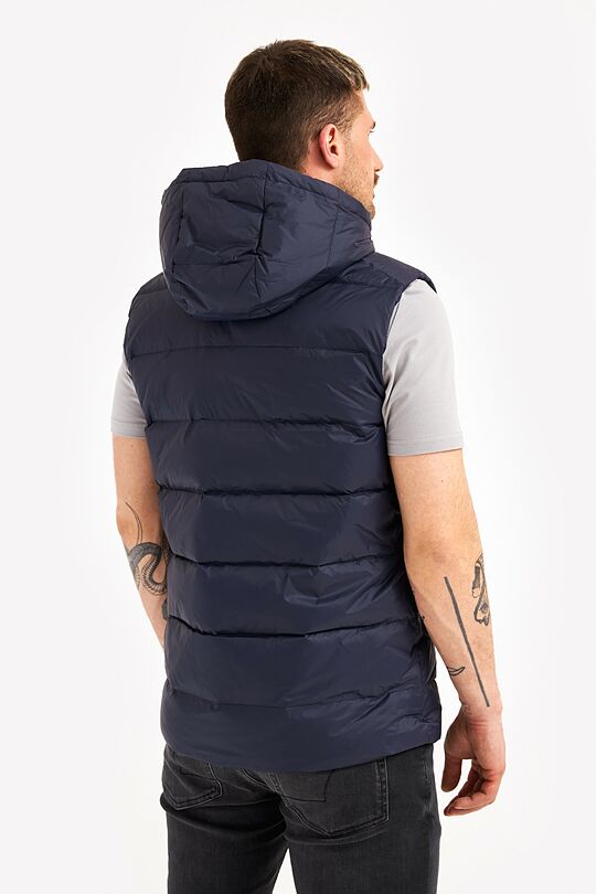 Down vest with detachable hood 2 | BLUE | Audimas