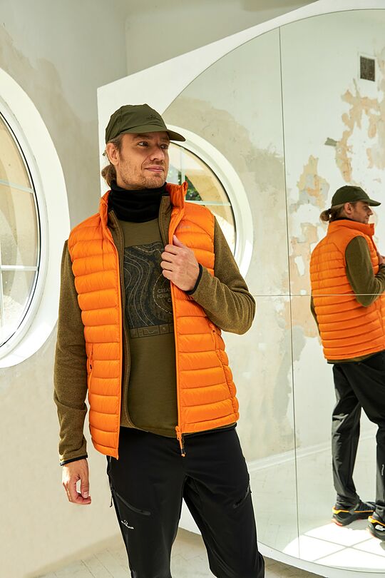 Outdoor light down vest 2 | ORANGE | Audimas