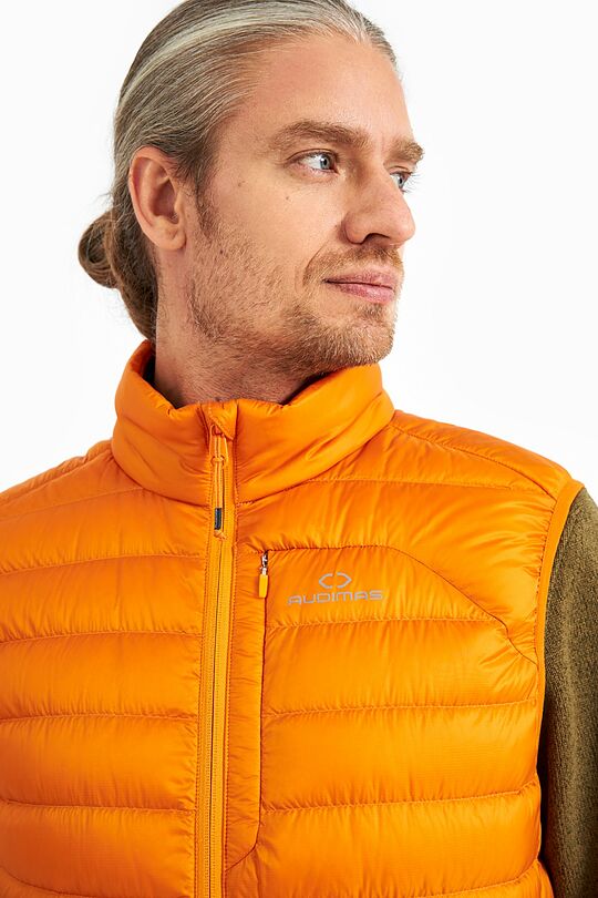 Outdoor light down vest 4 | ORANGE | Audimas